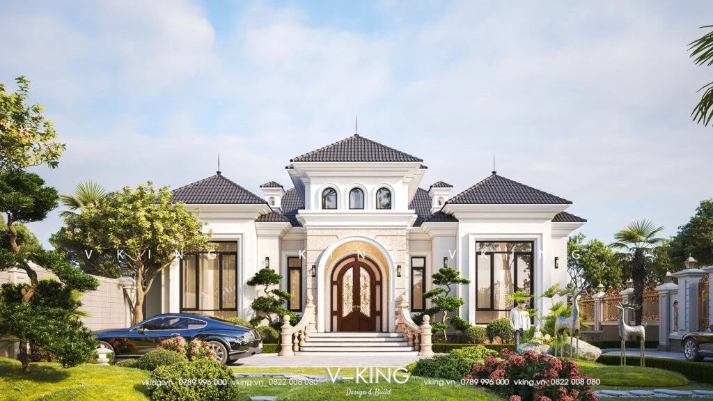 Gợi Ý Những Mẫu Biệt Thự 1 Tầng Đẹp – Sang – Chuẩn Phong Thủy